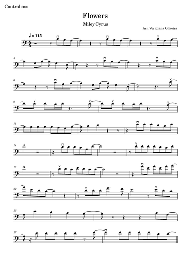 Flowers (arr. Veridiana Oliveira)