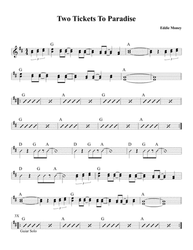 Two Tickets To Paradise (arr. David M Fagnant)