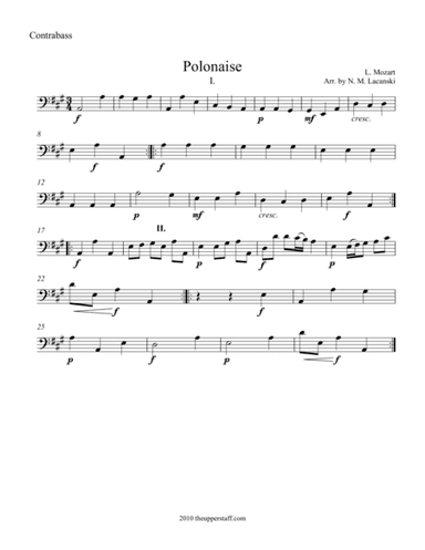Polonaise (arr. Nick Lacanski)