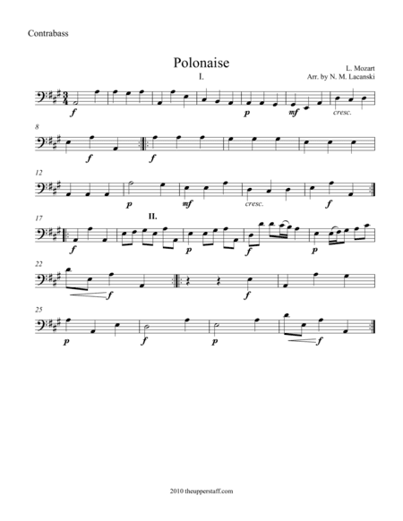 Polonaise (arr. Nick Lacanski)