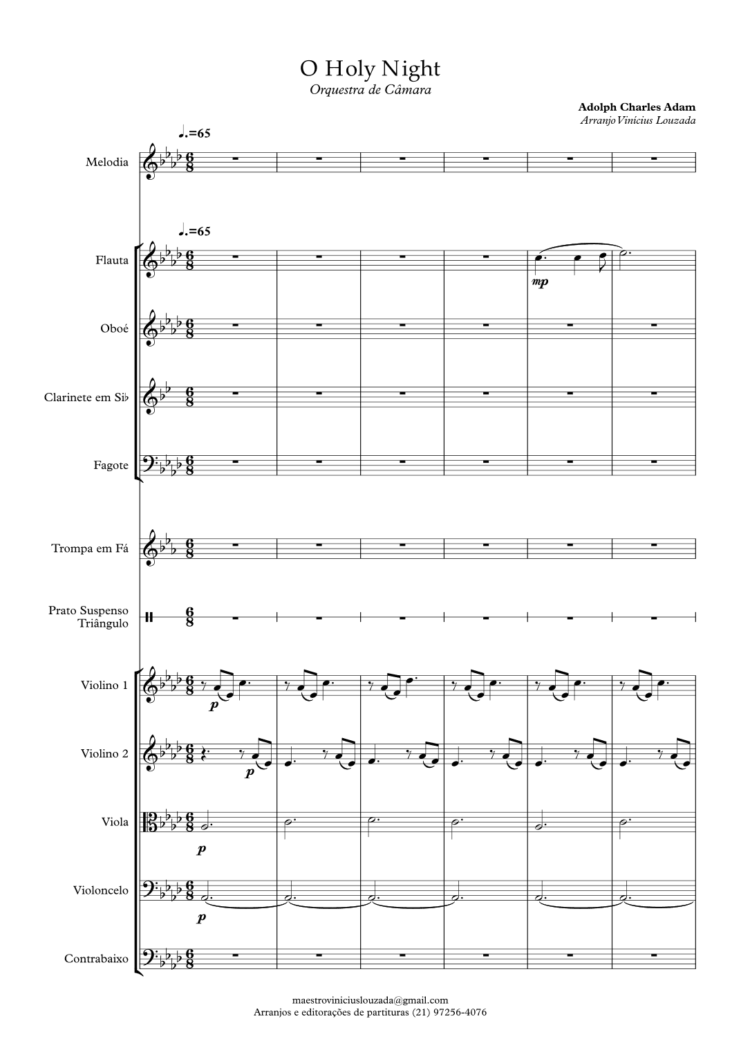 O Holy Night (arr. Vinícius Louzada)