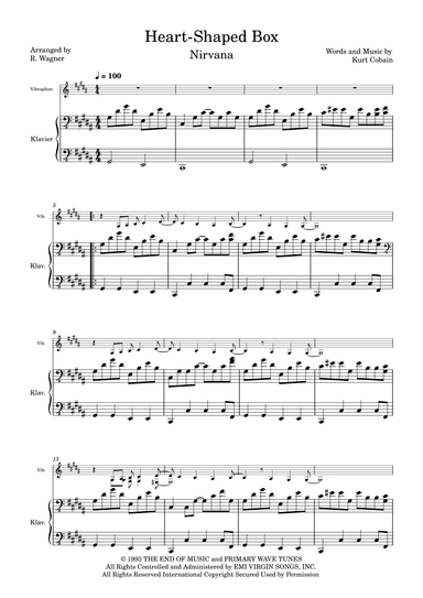 Heart Shaped Box (arr. Roman Wagner)
