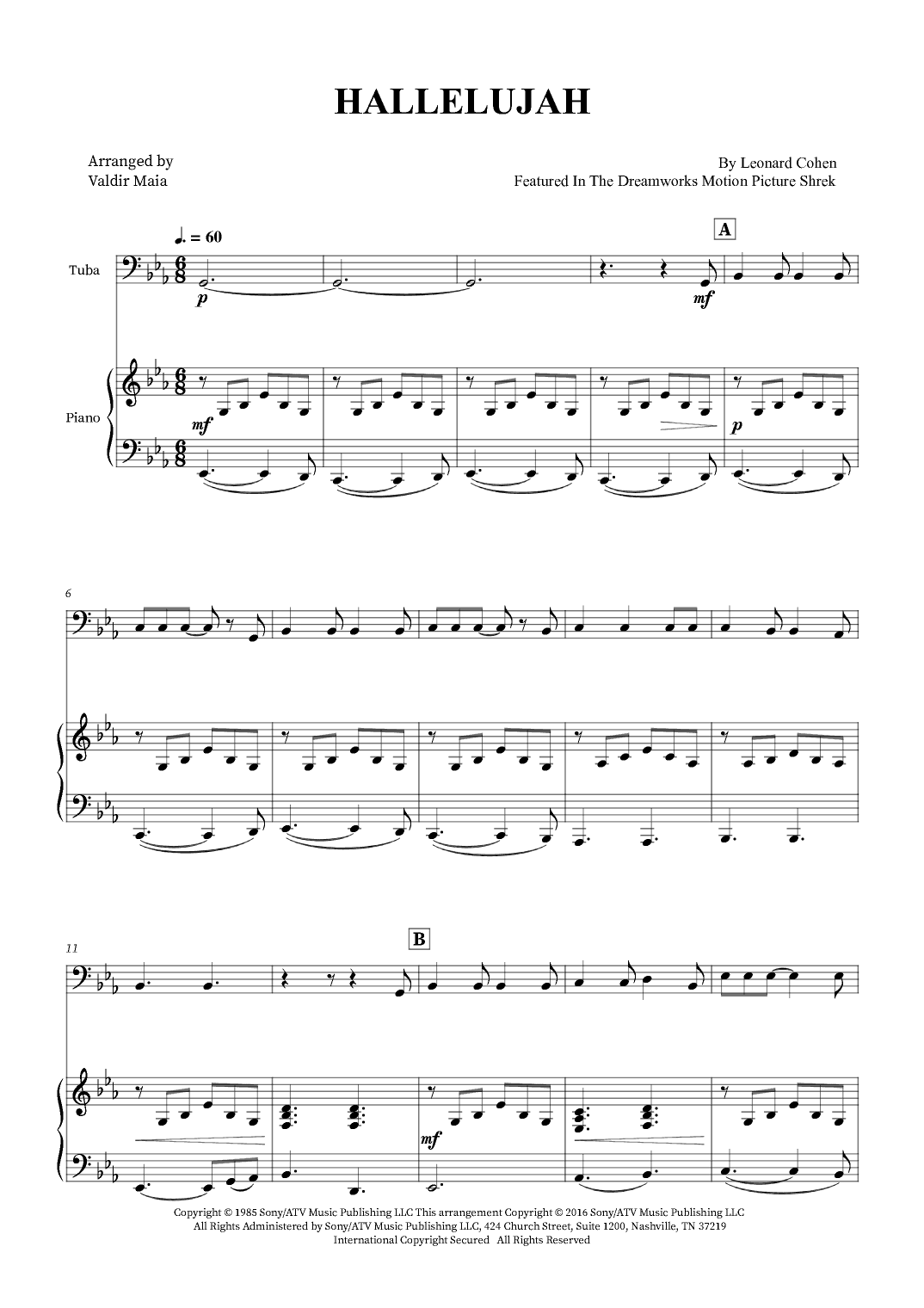 Hallelujah (arr. Valdir Maia)