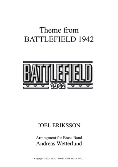 Battlefield 1942 Theme 2 (arr. Andreas Wetterlund)