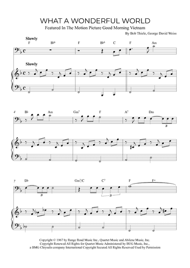 What A Wonderful World (arr. Alex Nunes Rodrigues)