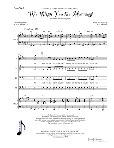 We Wish You The Merriest (arr. Rob Bradley)