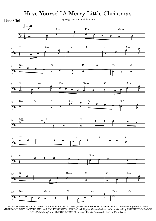 Have Yourself A Merry Little Christmas (arr. Fabio Eduardo de Oliveira)
