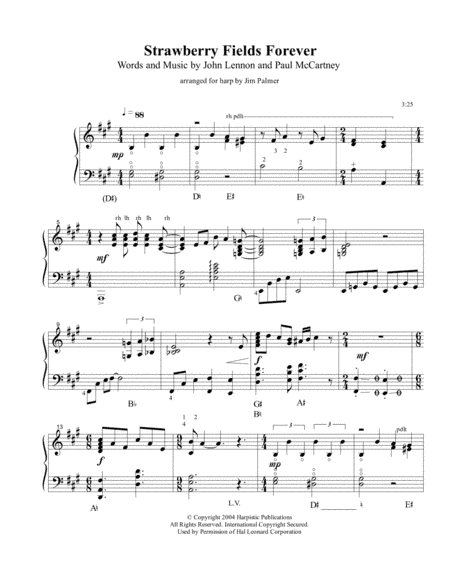 Strawberry Fields Forever (arr. Jim Palmer)