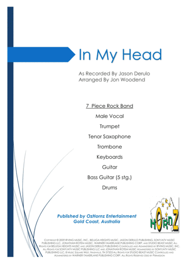 In My Head (arr. Jon Woodend)