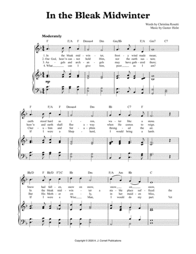 In the Bleak Midwinter (arr. Mark Phillips)