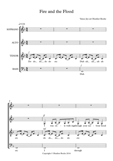 Fire And The Flood (arr. Heather Roche)
