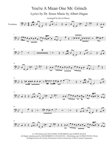 You're A Mean One, Mr. Grinch (arr. Kevin Busse)
