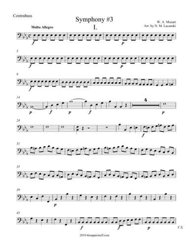 Symphony #3 Movement I. (arr. Nick Lacanski)