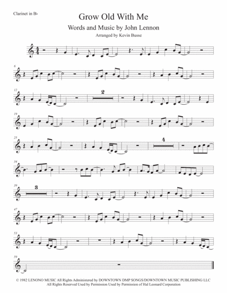 Grow Old With Me (arr. Kevin Busse)