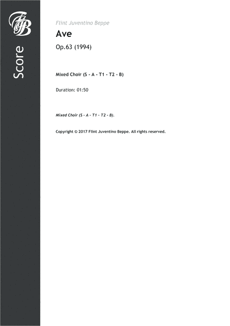 Ave Op.63