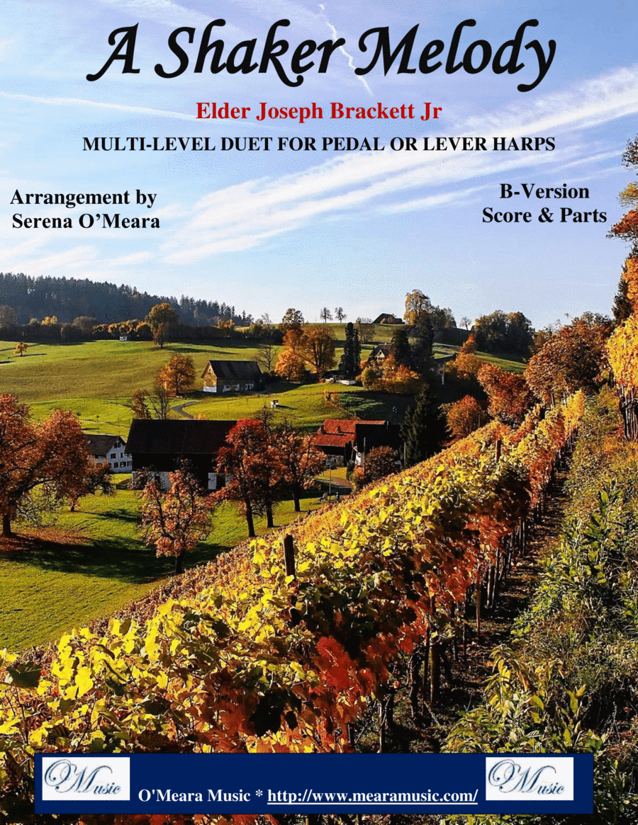 A Shaker Melody, B Version, Score & Parts (arr. Serena O’Meara)