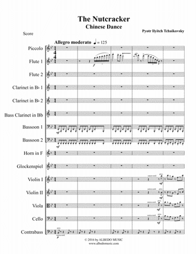 Chinese Dance from The Nutcracker for Full Orchestra (arr. Doug Clyde)