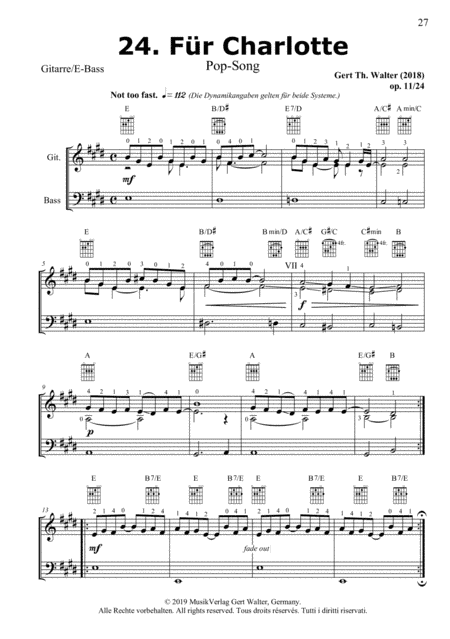 For Charlotte (from Guitar Pop Romanticists)