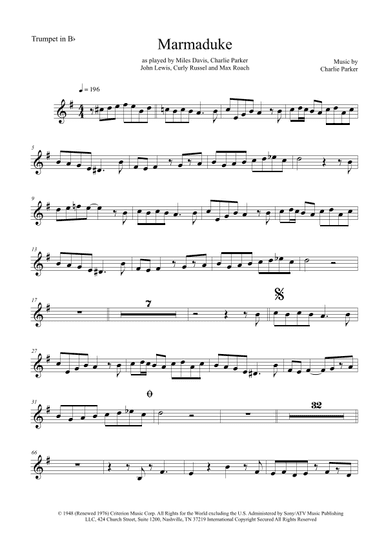 Marmaduke (arr. The Sheet Music Library)