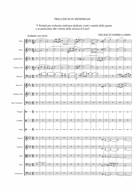 Preludium in memoriam n. 1