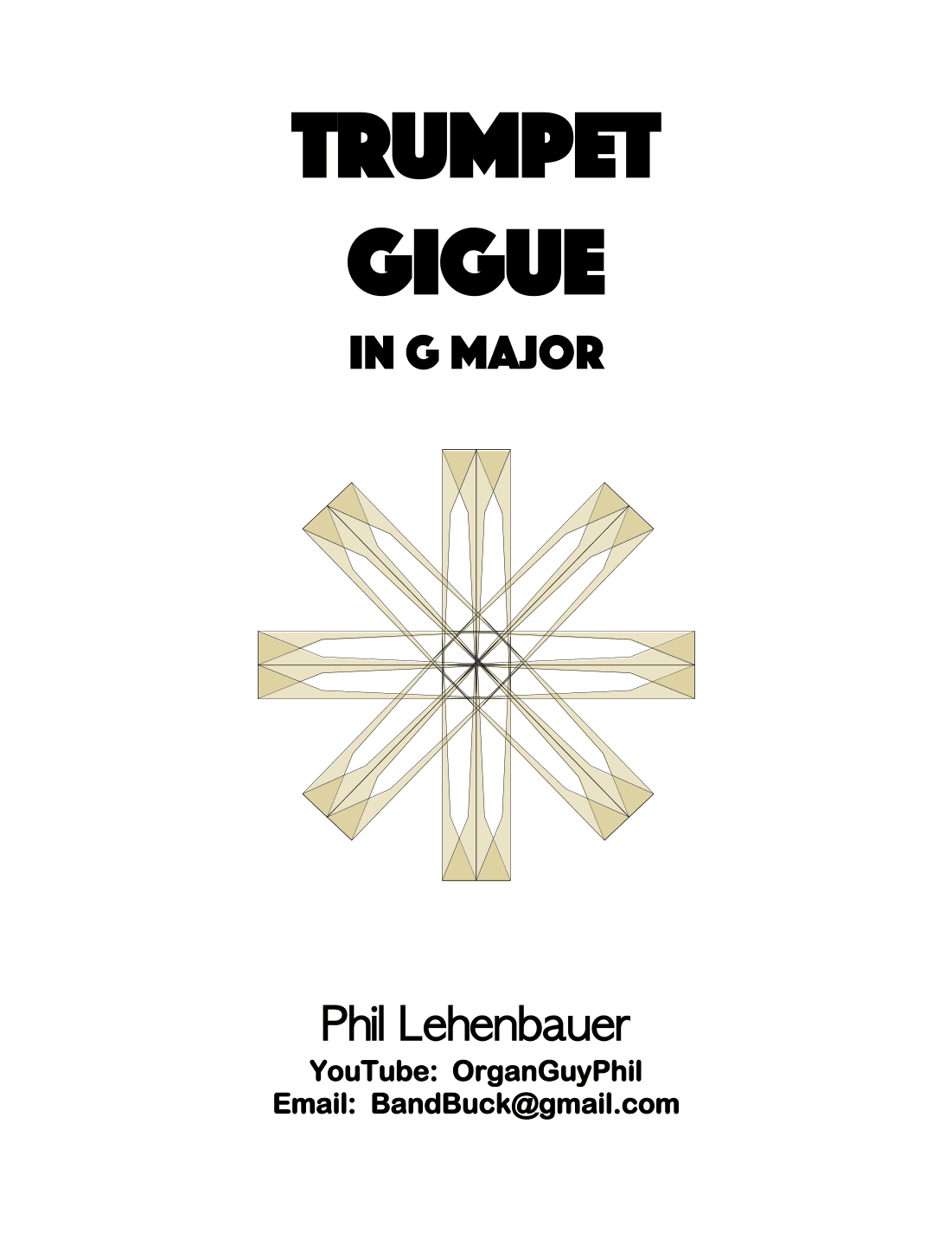 Trumpet Gigue in G major, organ work by Phil Lehenbauer