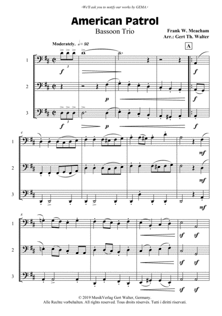 American Patrol (arr. Gert Th. Walter)