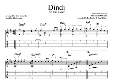 Dindi (arr. Joachim Ribbentrop)