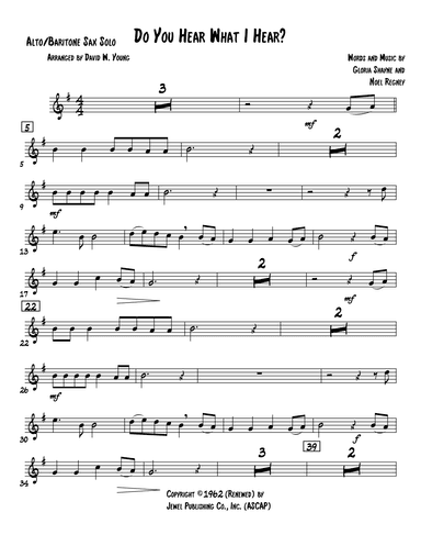 Do You Hear What I Hear (arr. David W. Young)