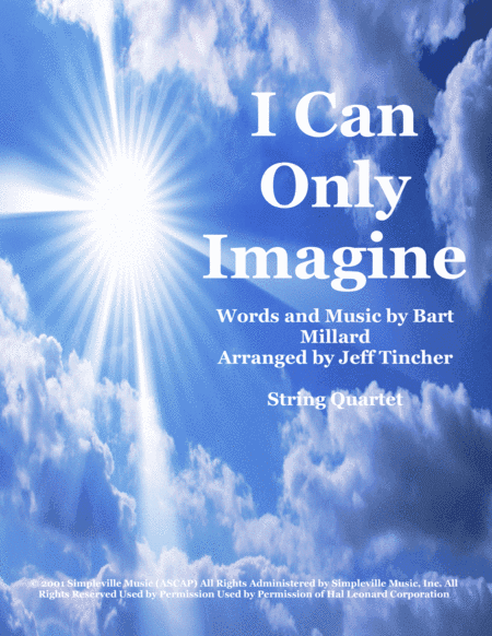 I Can Only Imagine (arr. Jeff Tincher)