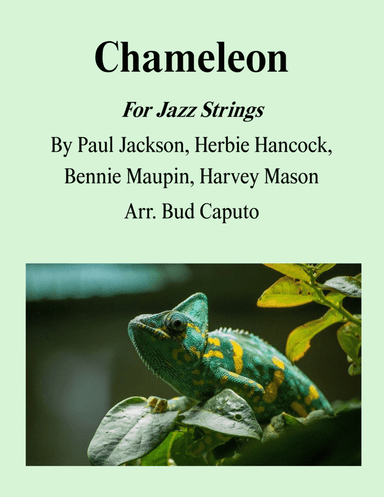 Chameleon (arr. Bud Caputo)