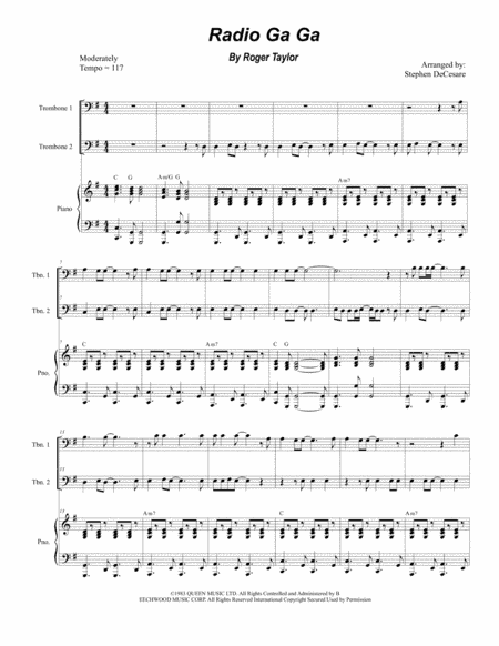 Radio Ga Ga (arr. Stephen DeCesare)