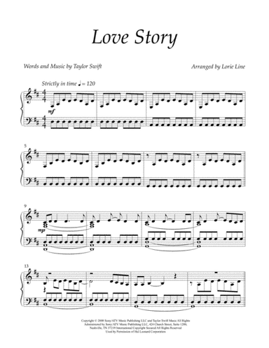 Love Story (arr. Lorie Line)