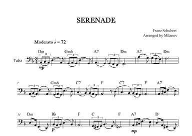 Serenade | Schubert | Tuba (arr. Milanov)