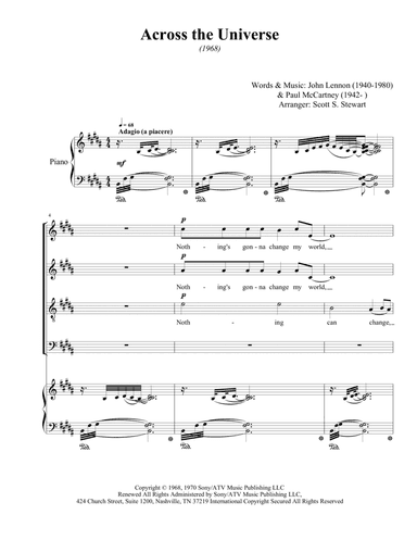 Across The Universe (arr. Scott S. Stewart)