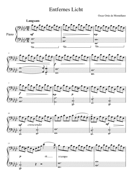 Luz lejana (Entfernes Licht/Distant Light)