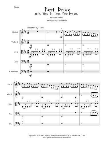 Test Drive (arr. Ellen Harle)