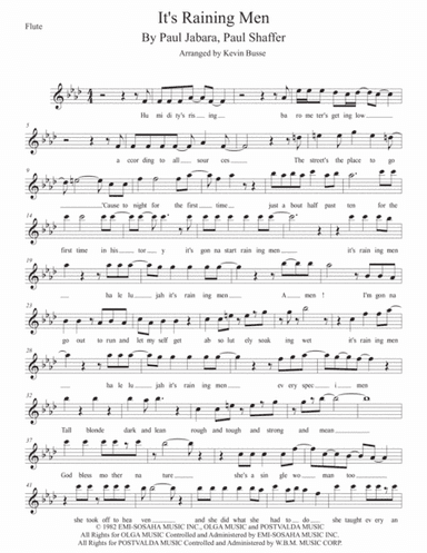 It's Raining Men (arr. Kevin Busse)
