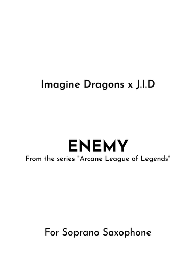 Enemy (arr. Jireh J.)