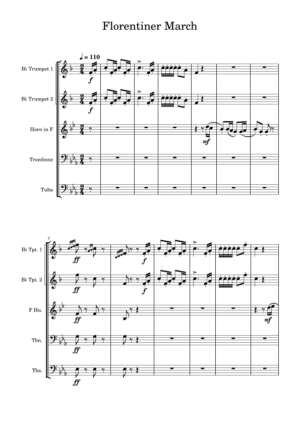Florentiner March (arr. Edward Fall)