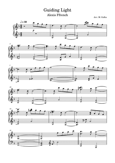 Guiding Light (arr. Magdalena Galka)