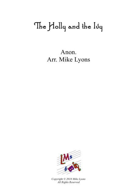 Wind Quintet - The Holly and the Ivy (arr. Mike Lyons)