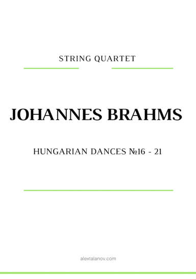 Hungarian dances ?16-21
