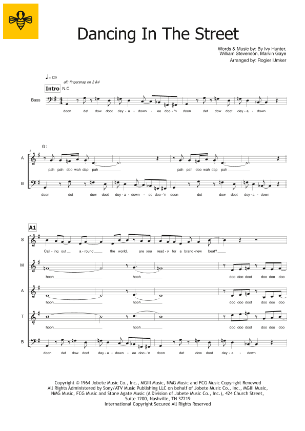 Dancing In The Street (arr. Rogier Ijmker)