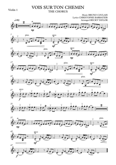 Vois Sur Ton Chemin (arr. Becky Taylor)