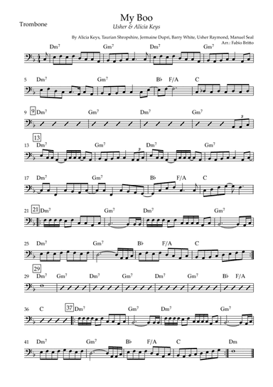 My Boo (arr. Fabio Britto)