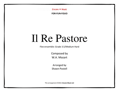 For Fun Folio Il Re Pastore (arr. Shawn Postell)