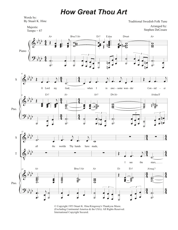 How Great Thou Art (arr. Stephen DeCesare)