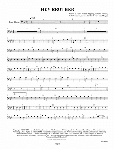 Hey Brother (arr. Jim Farley www.arrangementsone.com)