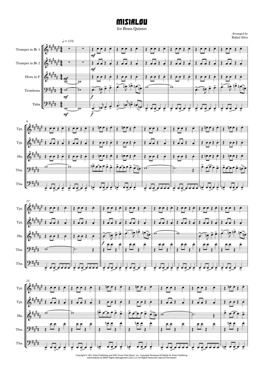 Misirlou (arr. Rafael Silva)
