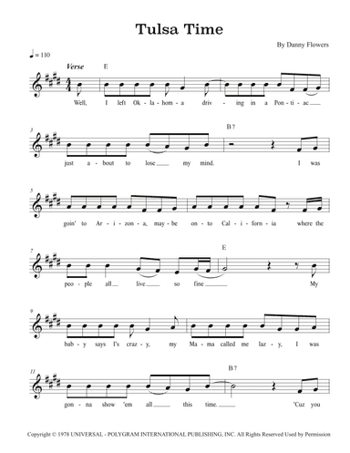 Tulsa Time (arr. Riverside Guitar School)